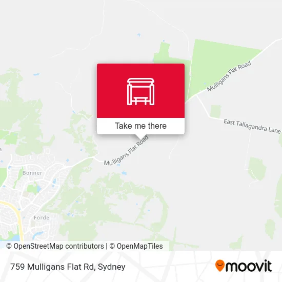 Mapa 759 Mulligans Flat Rd