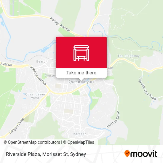 Mapa Riverside Plaza, Morisset St