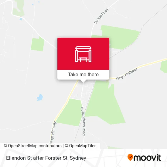 Mapa Ellendon St after Forster St