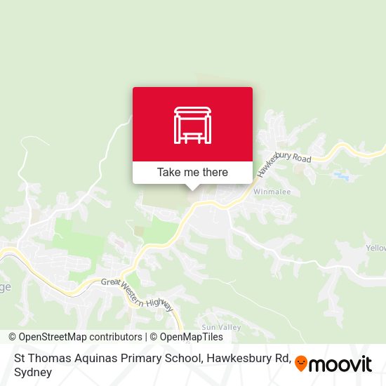 St Thomas Aquinas Primary School, Hawkesbury Rd map