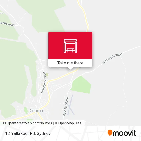 Mapa 12 Yallakool Rd