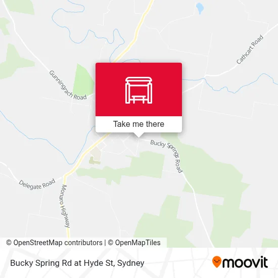 Mapa Bucky Spring Rd at Hyde St