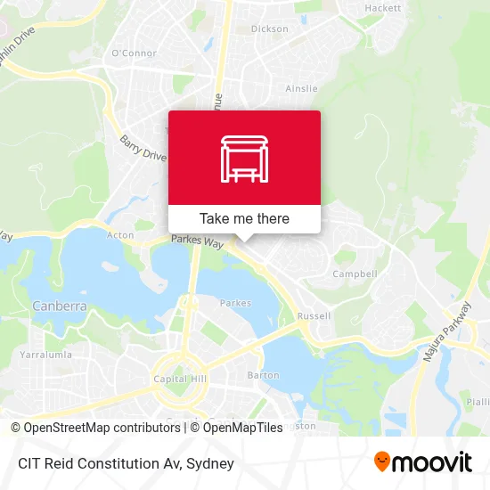 Mapa CIT Reid Constitution Av