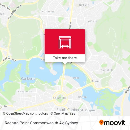 Mapa Regatta Point Commonwealth Av