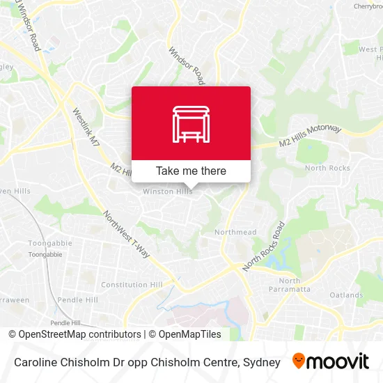 Mapa Caroline Chisholm Dr opp Chisholm Centre