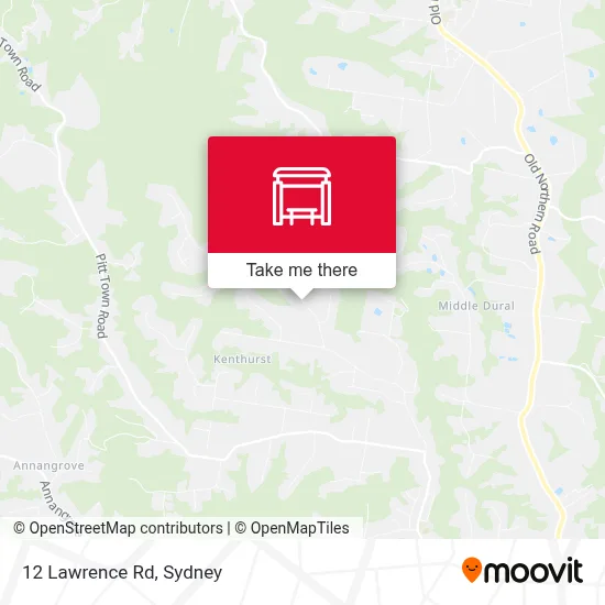 Mapa 12 Lawrence Rd
