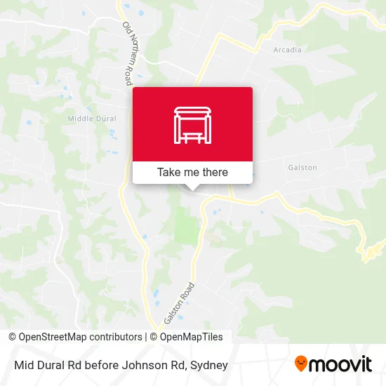 Mapa Mid Dural Rd before Johnson Rd