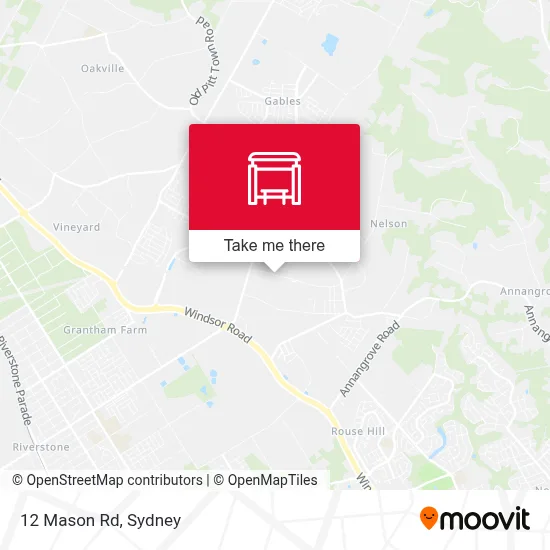 Mapa 12 Mason Rd