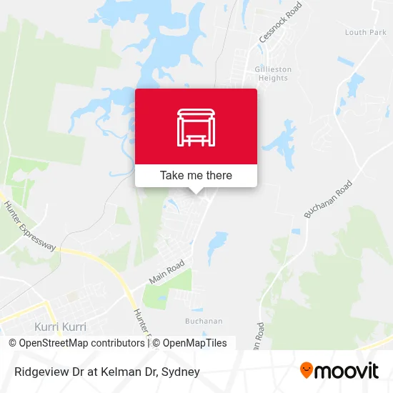 Mapa Ridgeview Dr at Kelman Dr