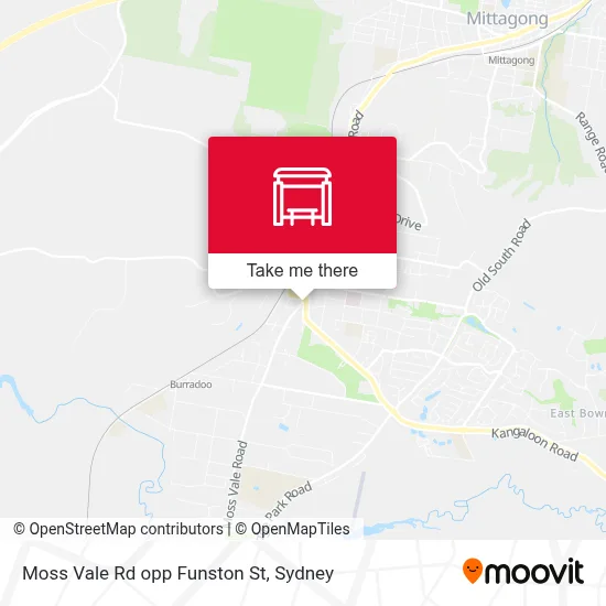 Mapa Moss Vale Rd opp Funston St
