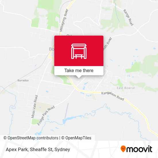 Mapa Apex Park, Sheaffe St