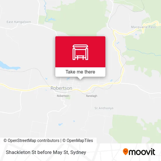 Mapa Shackleton St before May St