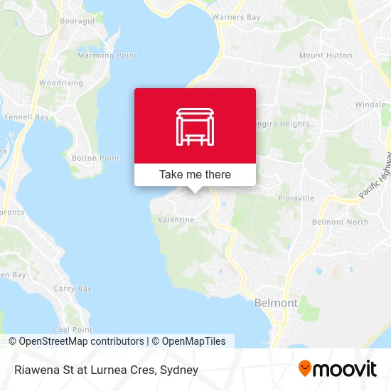 Mapa Riawena St at Lurnea Cres