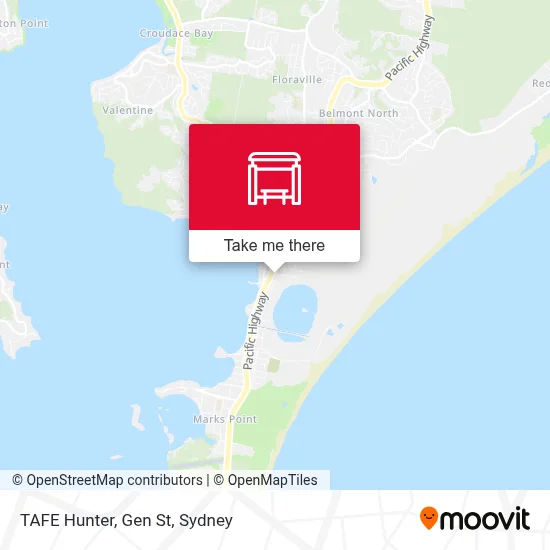 Mapa TAFE Hunter, Gen St