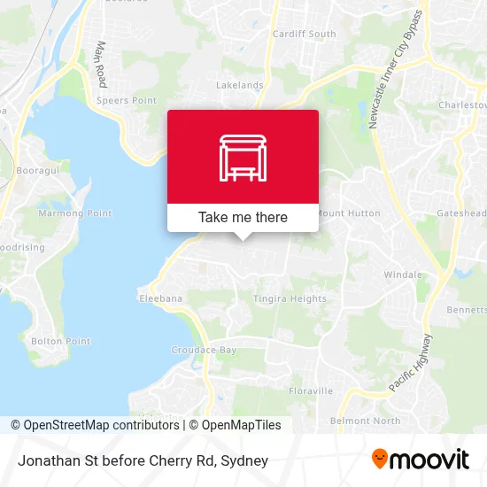 Mapa Jonathan St before Cherry Rd