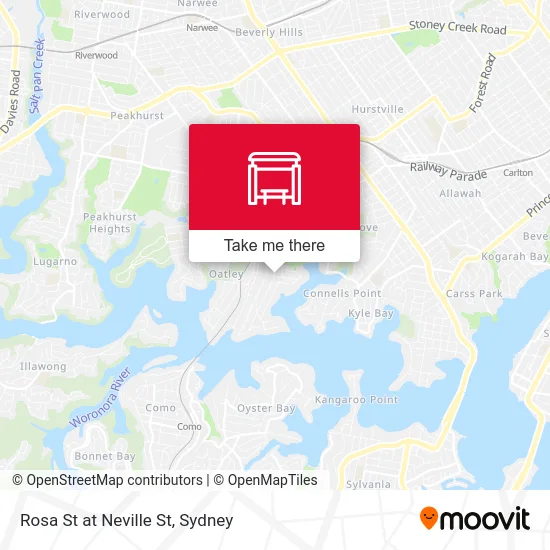 Mapa Rosa St at Neville St