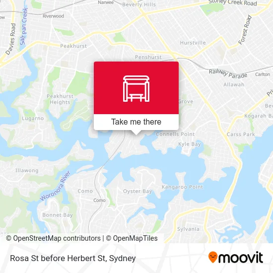 Mapa Rosa St before Herbert St