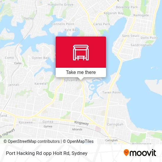 Mapa Port Hacking Rd opp Holt Rd