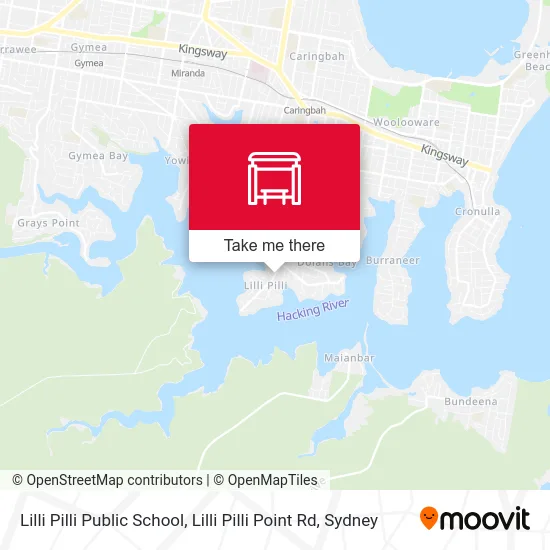 Mapa Lilli Pilli Public School, Lilli Pilli Point Rd