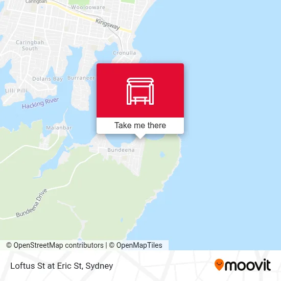 Mapa Loftus St at Eric St