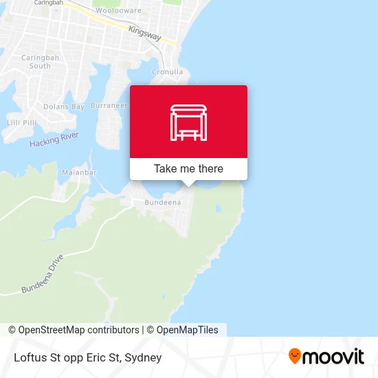 Mapa Loftus St opp Eric St