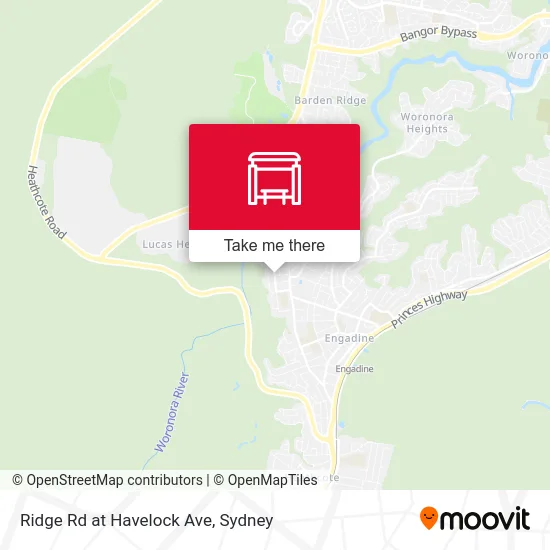 Ridge Rd at Havelock Ave map