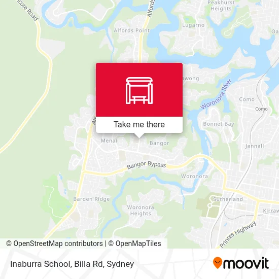 Mapa Inaburra School, Billa Rd