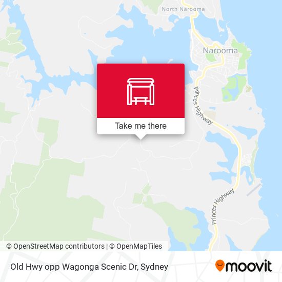 Old Hwy opp Wagonga Scenic Dr map