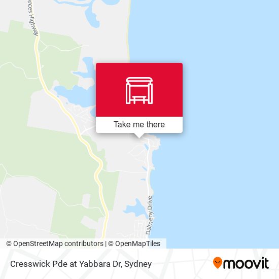 Cresswick Pde at Yabbara Dr map