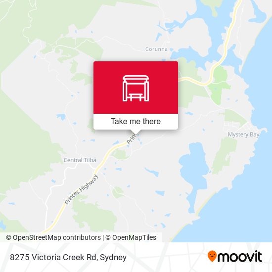 8275 Victoria Creek Rd map