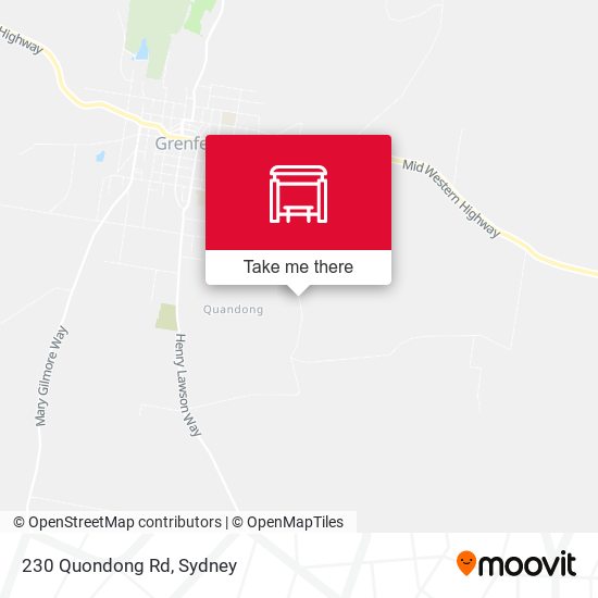 230 Quondong Rd map