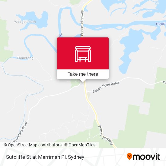 Sutcliffe St at Merriman Pl map