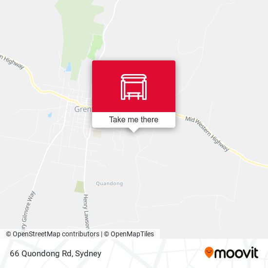 66 Quondong Rd map