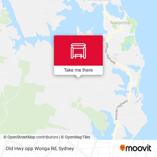 Old Hwy opp Wonga Rd map