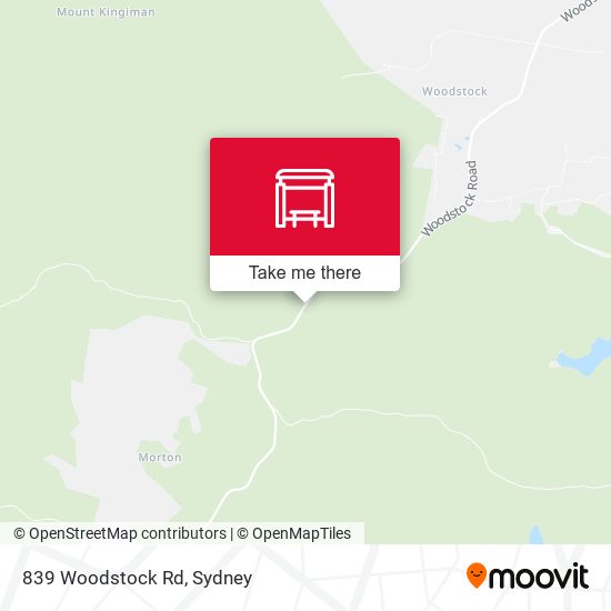 839 Woodstock Rd map