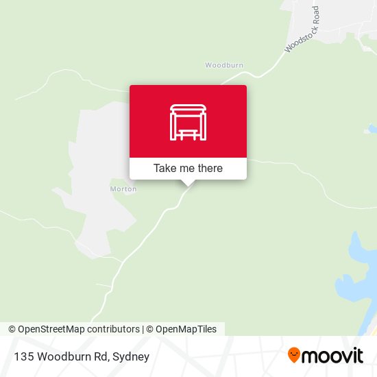 135 Woodburn Rd map