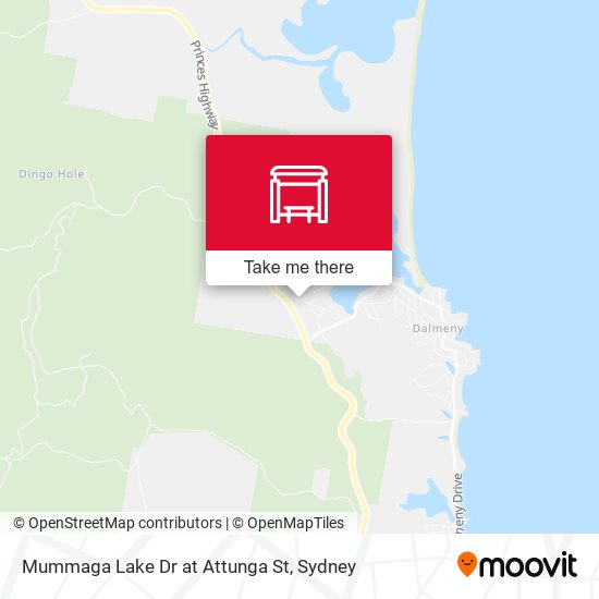 Mummaga Lake Dr at Attunga St map