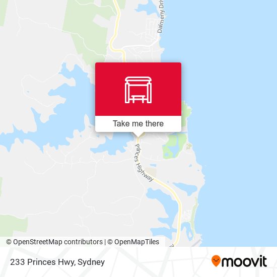 233 Princes Hwy map