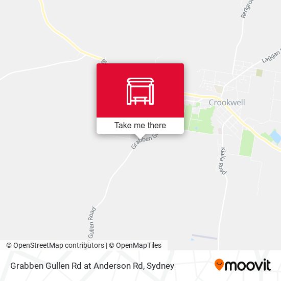 Grabben Gullen Rd at Anderson Rd map