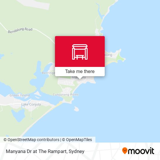 Manyana Dr at The Rampart map