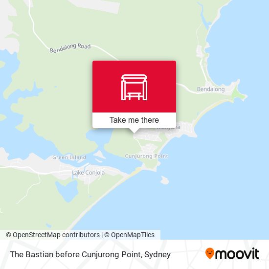 The Bastian before Cunjurong Point map