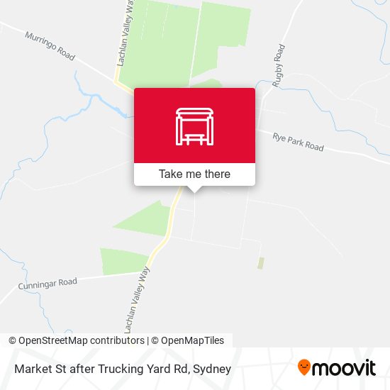 Market St after Trucking Yard Rd map