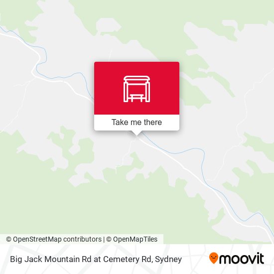 Big Jack Mountain Rd at Cemetery Rd map