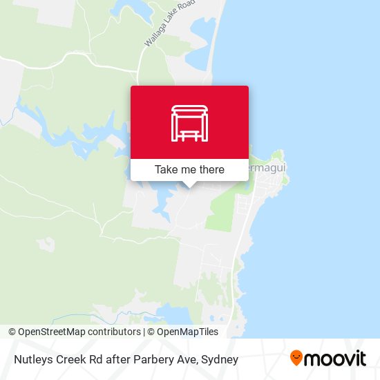 Nutleys Creek Rd after Parbery Ave map