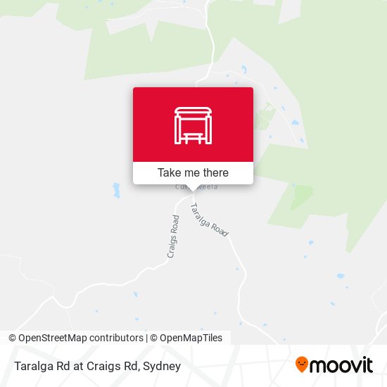 Taralga Rd at Craigs Rd map