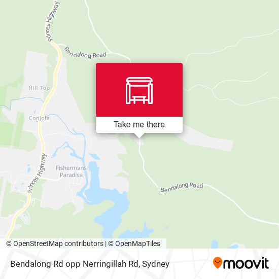 Bendalong Rd opp Nerringillah Rd map