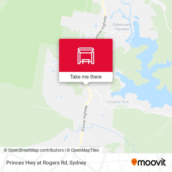 Princes Hwy at Rogers Rd map