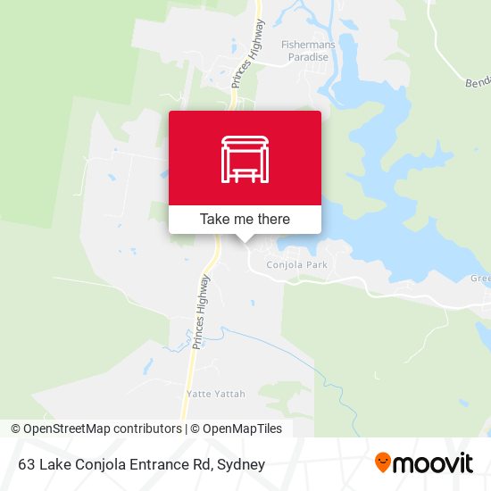 63 Lake Conjola Entrance Rd map