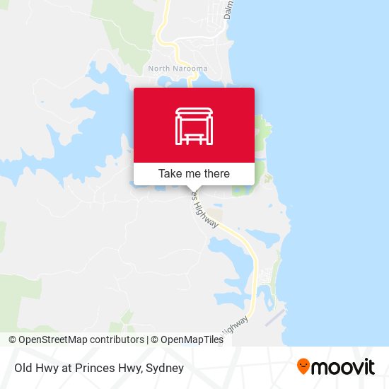 Old Hwy at Princes Hwy map