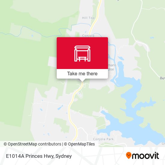 E1014A Princes Hwy map